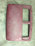 911 engine lid early solid bar style burgundy with holes for license plate lamp, latch included, rust repair needed on seam oversize shippimg rates apply 1986 - 911.119.698.030.50 4