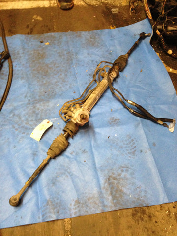 964 Steering Rack with both tie rods and power steering line - 964.347.009.02