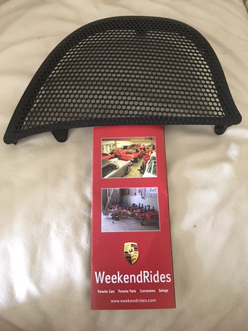Boxster Grille Roll Bar passenger note tab locations from edges - 986.561.584.00
