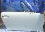 911 Door Cabriolet right white, vent, glass and harness round access hole era 1987 - 911.531.006.23