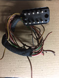 Porsche 12 pin plug with 10 in use and section of harness  9612/1