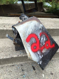 964 Door Jamb partial and quarter panel partial body cut passenger right Cabriolet Top bracket Grey 1991