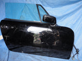 911 Door Cabriolet Targa right passenger Black  Dent rear top edge, Deep scratches has all glass exterior mirror, speaker hole enlarged round access hole era - 911.531.006.23