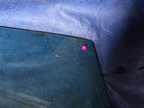 964 Door Glass Coupe Right Passenger side window with no lifting rail channel - 901.542.102.35