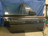 911 Door Targa Cab right passenger black metallic round access hole era with glass and mirror 1984 - 911.531.006.21