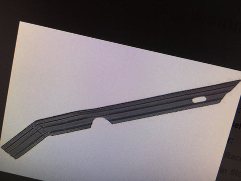 911 fender to cowl seal top NEW - 911.799.503.07