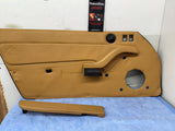 Porsche 993 door panel with pulll leather tan driver left 1996 - 993.555.031.01