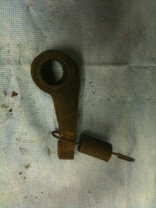 Porsche 915 Clutch release arm lever - 915.116.717.00
