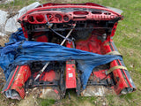 964 Front clip red cabriolet