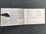 BMW 2002 Owners handbooks and Service booklet 1975 ask for free shipping in usa