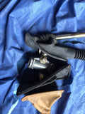 993 shifter assembly with both rods 1993 964.424.103.34 tan boot worn - 993.424.015.01