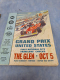 Watkins Glen Grand Prix program F1  1975 / 1976