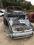 911 Front Clip Targa White with Originally black respray 1986