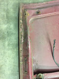 911 engine lid early solid bar style burgundy with holes for license plate lamp, latch included, rust repair needed on seam oversize shippimg rates apply 1986 - 911.119.698.030.50 4