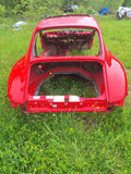 Porsche 993 body shell coupe red clear title 1995 -