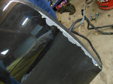 911 Door Targa Cab right passenger black metallic round access hole era with glass and mirror 1984 - 911.531.006.21