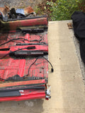 911 Front Clip Targa Red cut across floor, damage on driver's rocker - cut across jack lifting tube 1988