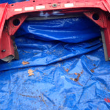 Porsche 911 Rear Clip body section latch panel short Red light housings not included 1987