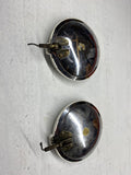 cibie 45 new old stock no box vintage pair note some rust on bottom of chrome - cibie 45 new