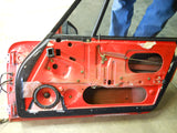 911 SC Door Coupe Red right passenger round access hole era 1982 - 911.531.006.21
