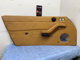 Porsche 993 door panel with pulll leather tan driver left 1996 - 993.555.031.01
