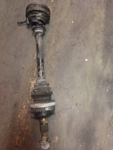 993 rear drive axle shaft CV with speed sensor burnt inner boot - 993.332.024.00