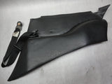 911 SC Rear Side Panel interior 1982 coupe right black with seatbelt - 911.555.072.05