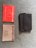 Porsche 911 Owners manuals books and Pouch with stamps 1989 -