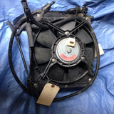 993 Air Conditioning condenser assembly with Fan, shroud, temperature sensor, support bracket, strut, 2 hoses 1995  993.573.011.00 - 993.573.011.01