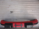 911 Rear Bumper Assembly Guards Red 1988 with rub strips, overrider guards, bottom valace, licence plate holder - 930.505.112.01