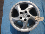 993 Wheel 10j x18  ET65 H  FR5750N silver metallic 993.362.140.01A  1996+  Turbo 1 Hollow Spoke Twist for Rear /H = rear - 993.362.140.01