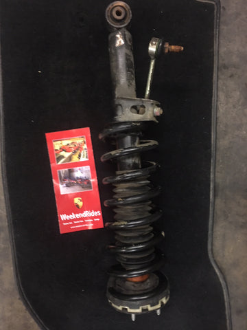 993 Rear Shock Boge coil, sleeve, mount Black left driver - 993.333.051.14