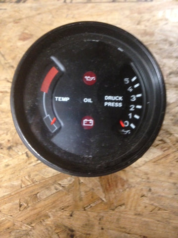 911 SC Oil Pressure Temperature Gauge with Longer Red Temp Scale - 911.641.103.03