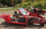 911 Front Clip Cabriolet with door jambs RED 1989 -