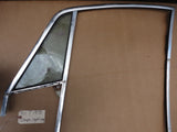 911 Door Window FRAME CHROME right Coupe 1977 with fixed vent GLASS - 901.542.022.27