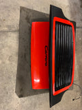 911 Rear Spoiler Carrera with lid with ac condensor 1986 Red ovrsize shipping rates apply -