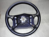 964 Steering Wheel navy blue, 1 horn button, with air bag frame  1989-92 964.347.804.52 - 964.347.804.50