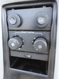911 Center Console Grey  leatherette -89 has A/C, rear defrost, hazard and central lock switches and wiring  911.552.227.01 - 911.552.030.50