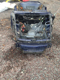 993 Body Shell cabrio 1995 blue with perfect wiring harness and salvage title -