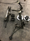 911 Five Bolt Carrera 3.2 front suspension assembly hubs rack arms struts crossmember stiff bars brakes and shocks 1984 -