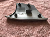 Boxster Center Console side cover Silver ABS - 996.552.089.04