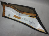 911 Rear Side Panel interior 1985 coupe left black seat belt - 911.555.071.05