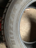 Bridgestone Blizzak DM-V2 235/60R/18 used tire set four -