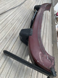911 Rear Bumper european with both euro rear guards, tow eye and side strips burgundy 1984 - 930.505.112.01