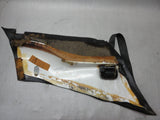 911 Rear Side Panel interior 1988 coupe right black with seat belt - 911.555.072.05