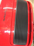 993 Engine Lid Cabriolet grille third brake light spoiler motor script 993.512.587.00 RED MINT 1995 - 993.512.010.00