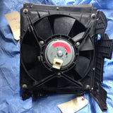 993 Air Conditioning Condenser assembly with blower mottor, Fan, retaining frame shroud is cracked, Temp sensor, bracket bottom 1996  993.573.011.00 - 993.573.011.01