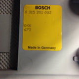 911 Porsche center reflector screw on style, one broken screw on back, Bosch 0 315 201 002 -