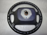 964 Steering Wheel navy blue, 1 horn button, with air bag frame  1989-92 964.347.804.52 - 964.347.804.50