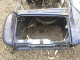 993 Body Shell cabrio 1995 blue with perfect wiring harness and salvage title -